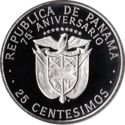 25 Centésimos (75th Anniversary of Independence)