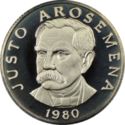 25 Centésimos (Statesman Justo Arosemena)