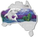 1 Dollar (Map-Shaped - Great White Shark)