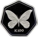 100 Kina (National emblem)