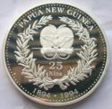 25 Kina (National emblem within wreath)