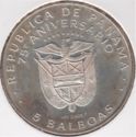 5 Balboas (75th Anniversary of Independence)