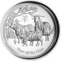 1 Dollar (Year of the Goat - High Relief)