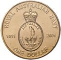 1 Dollar (90th Anniversary of the Royal Australian Navy)