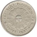 20 Centavos (Provisional Coinage)