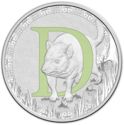 1 Dollar (Letter D - Tasmanian Devil)