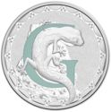 1 Dollar (Letter G - Gecko)