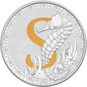 1 Dollar (Letter S - Seahorse)