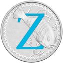 1 Dollar (Letter Z - Zebra Fish)