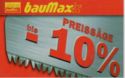 Mega Baumaxx. Preissäge -10%