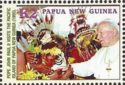 Pope John Paul II on Visit to Papua New Guinea