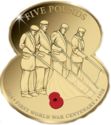 5 Pounds (First World War Centenary)