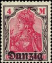 Danzig Overprint on Germania