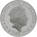 5 Pounds (200th Anniversary of Waterloo - Platinum Piedfort)