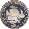 100 Escudos (Discovery of Canary islands - Silver edition)