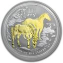 1 Dollar (Year of the Horse - Gilded)