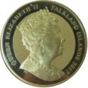 1 Crown (Britannia, Reverse Proof - Error)