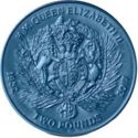 2 Pounds (Queen Elizabeth II Sapphire Jubilee)