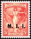 Allegory - "Repúlica Argentina", ovpt. "M.J.I."