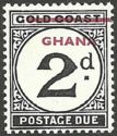 Large Centre Numeral, overprinted Ghana