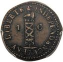 1 Centime (Faustin I - An 47)