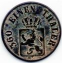 1 Heller (1/360 einen Thaler)