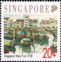 "Singapore Waterfront" 1958