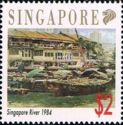 Singapore river, 1984