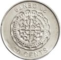 20 Cents (4th portrait; Silver Proof)