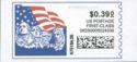 Flag and Mount Rushmore - First Class - Dollars