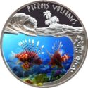 500 Francs (Red lionfish - Rascasse volante - Pterois Volitans)