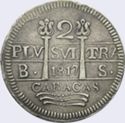 2 Reales (Royalist coinage. Lion - Castle)