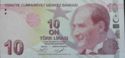 10 Turkish Lira