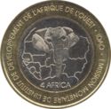 6,000 CFA Francs (4 Africa - African girl)