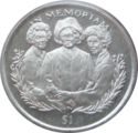 1 Dollar (Queen Mother with daughters)