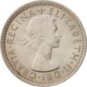 6 Pence (Elizabeth II. W/o BRITT OMN)