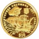 10 Dollars (500 Year Anniversary Of Christopher Columbus)