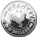 10 Dollars (Year of the Rooster)