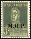 José Francisco de San Martín (1778-1850), ovpt. “M.O.P.”