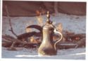 A coffee pot by the fire-side - Symbol of Arab hospitality