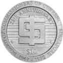 10 Dollars (25th Anniversary - Board of Commissioners of Currency)