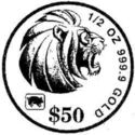 50 Dollars (1/2 ounce Year of the Pig)