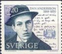 Dan Andersson (1888-1920) author, poet, and composer