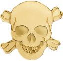 1 Dollar (Golden Pirate Skull)