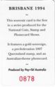 Brisbane 1994 Pay.Tel Souvenir Card
