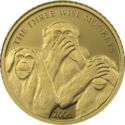 4,000 Shillings (Three Wise Monkeys - Gold edition)
