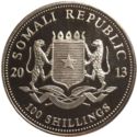 100 Shillings (1 ounce - Elephant Gilt)