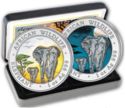 100 Shillings (1 ounce - Elephant Day and Night)