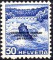 Rhein Falls near Schaffhausen (BIT/ILO overprint)