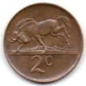 2 Cents (4th President B. J. "John" Vorster - Engl. - Afrikaans)
